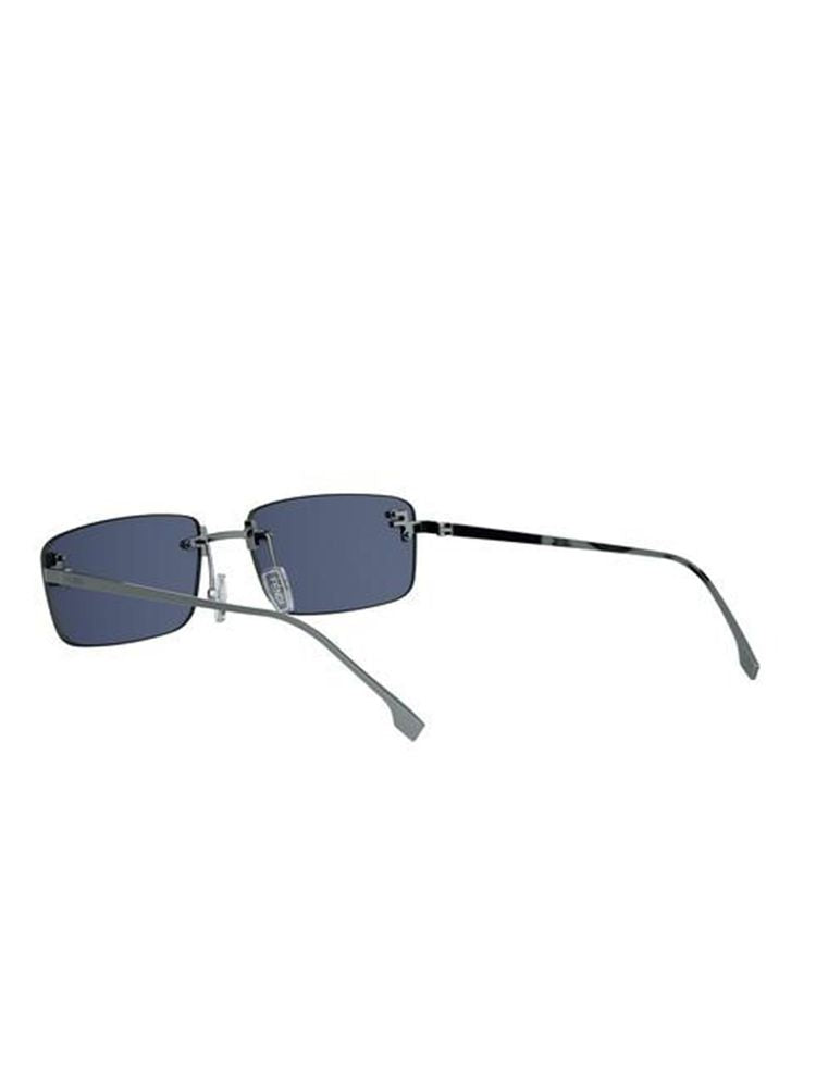 Fendi Fe4172us Metal Rectangle Sunglasses — Silver (other)