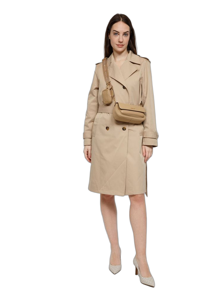 Michael Kors Jet Set Travel Crossbody Bag — Camel Leather