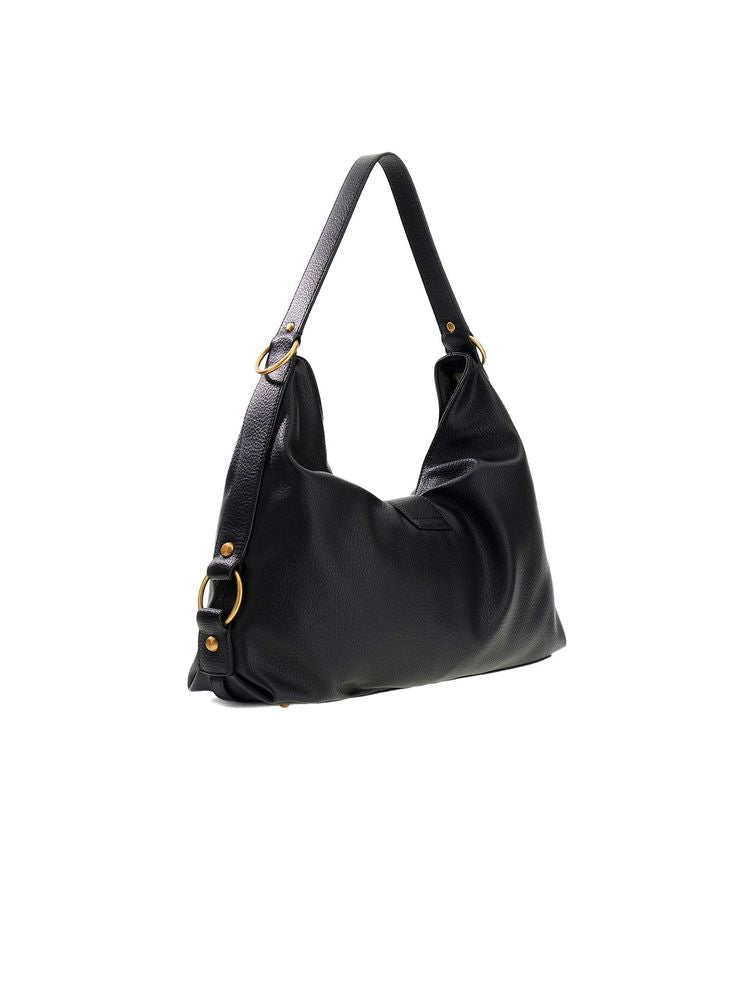 Guess Camden Shoulder Bag — Black Polyurethane