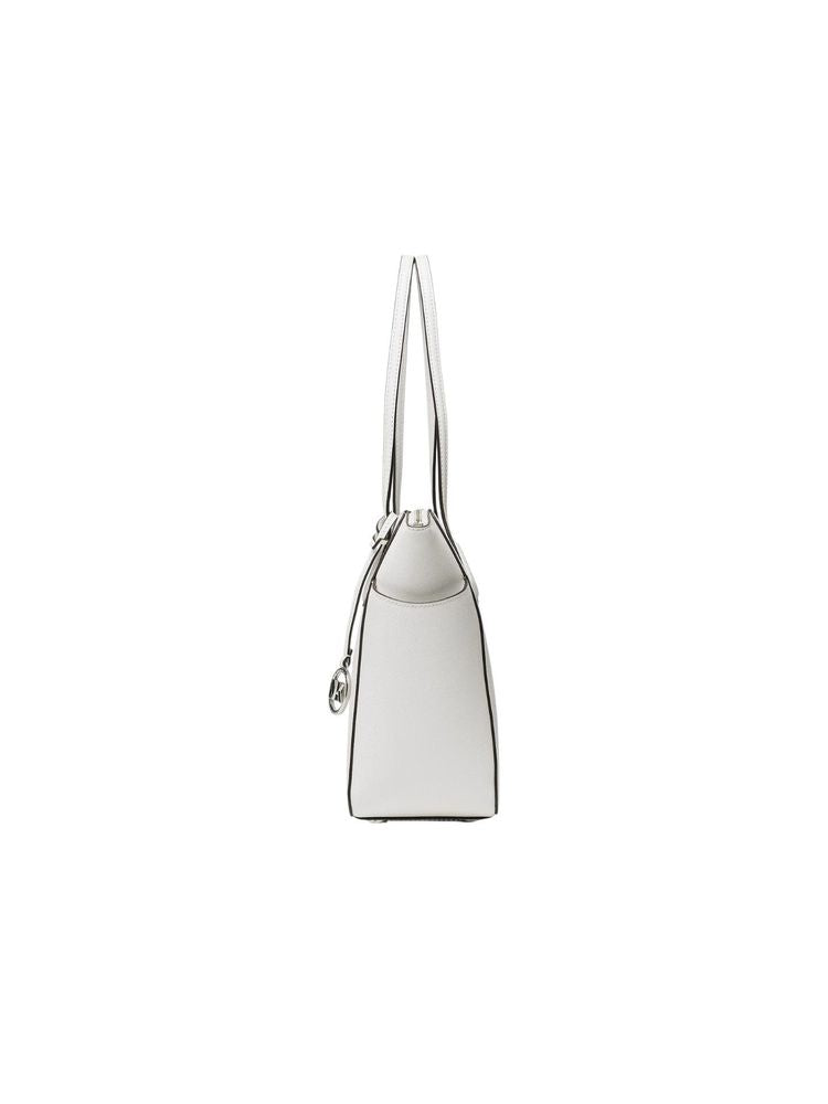 Michael Kors Marilyn Tote Bag — White Leather