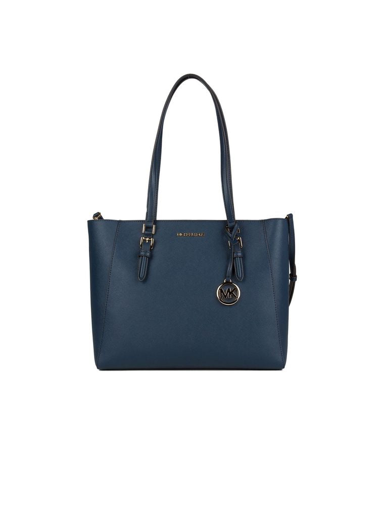 Michael Kors Charlotte Tote Bag — Navy 88.coated Canvas