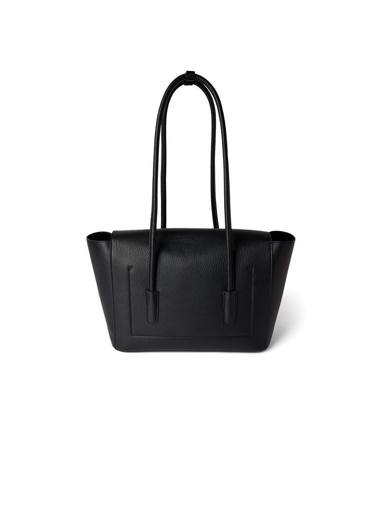 Coccinelle Shoulder Bag — Black Cowhide