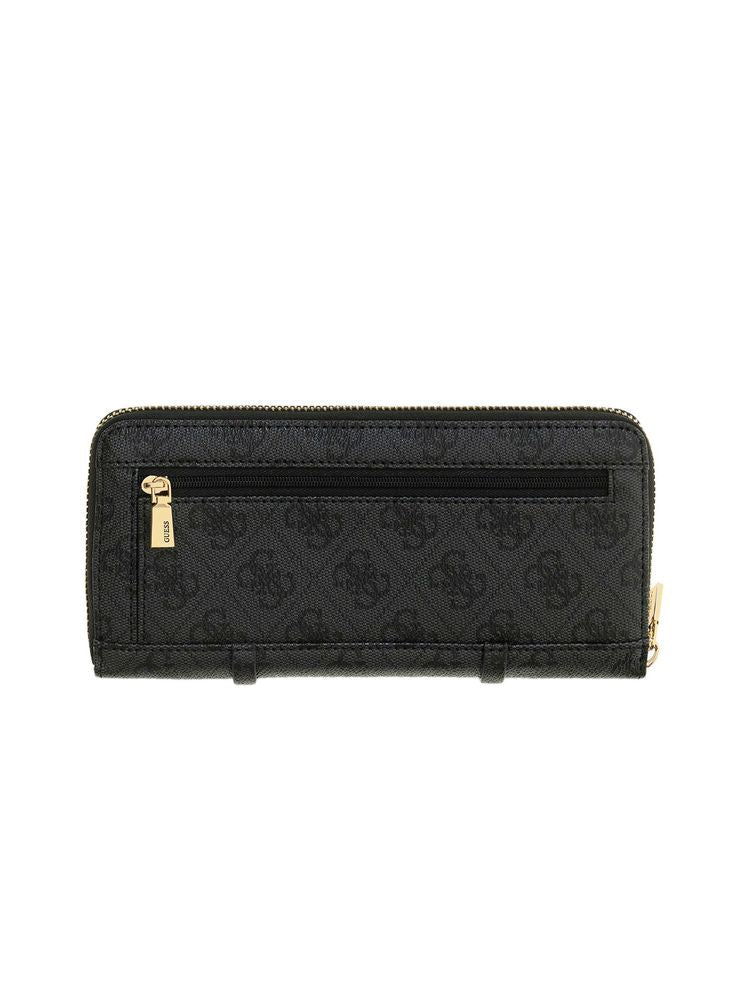 Guess Leona Wallet — Black Polyurethane