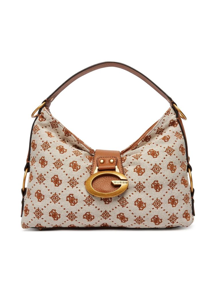 Guess Camden Shoulder Bag — Cognac Polyester