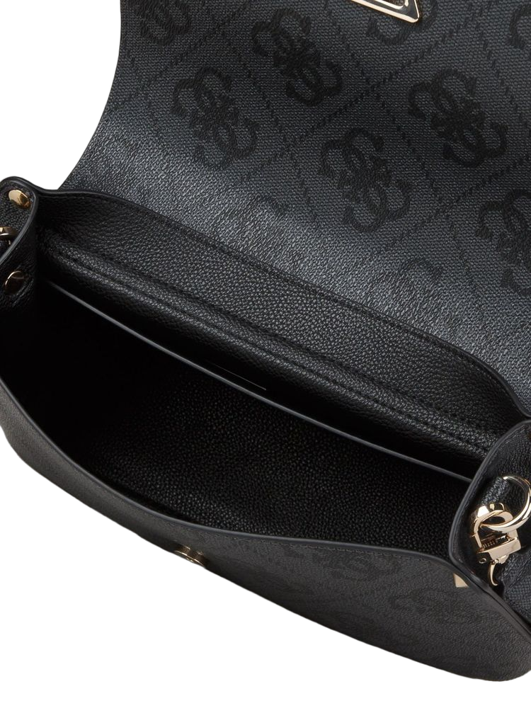 Guess Crossbody Bag — Black Polyurethane