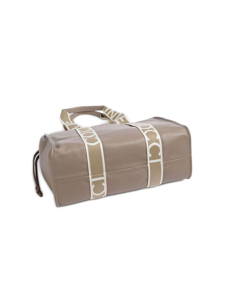 Coccinelle Tote Bag — Taupe Cow Leather