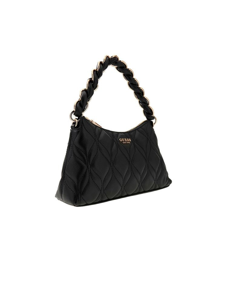 Guess Shoulder Bag — Black Polyurethane