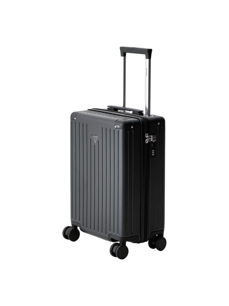 Guess Hardside Rolling Luggage Travel Bag — Black Polyamide (nylon) Hand