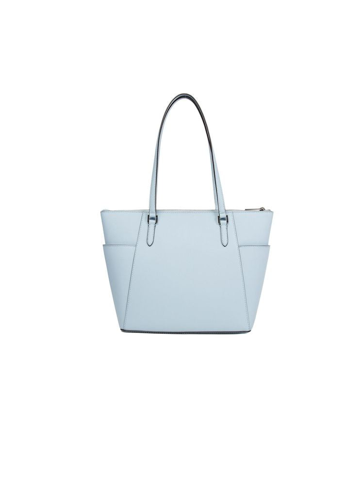 Michael Kors Charlotte Tote Bag — Blue Leather