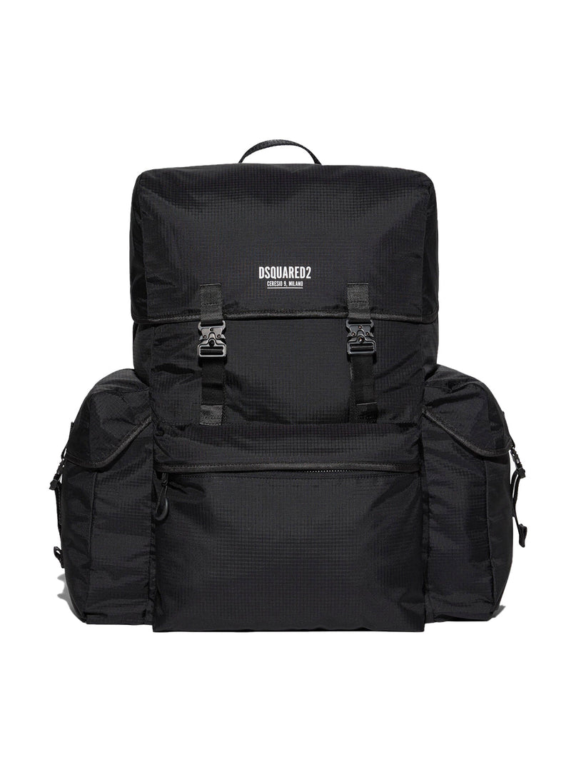 Dsquared2 Ceresio 9 Backpack — Black Nylon
