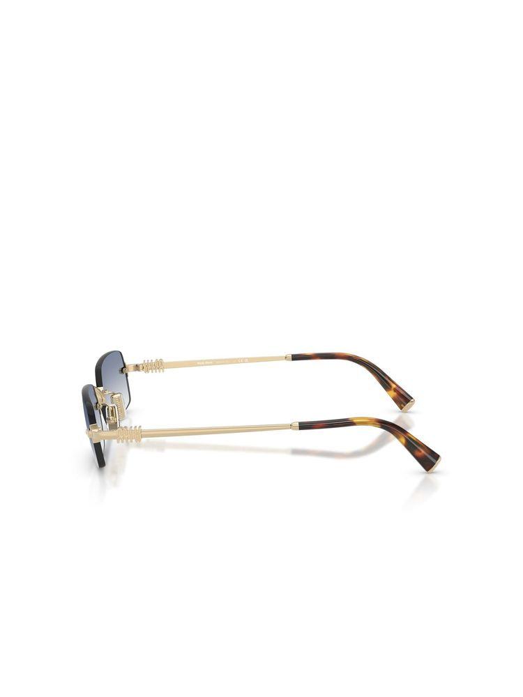 Miu Miu B50s Sunglasses — Gold Metal