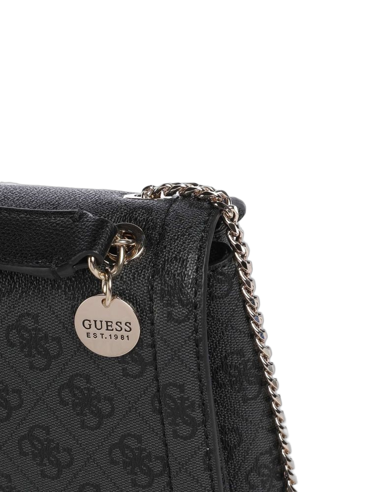 Guess Crossbody Bag — Black Polyurethane
