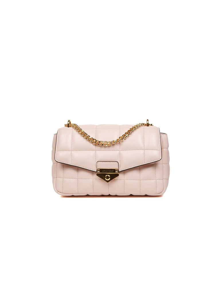 Michael Kors Soho Shoulder Bag — Pink Polyvinyl Chloride