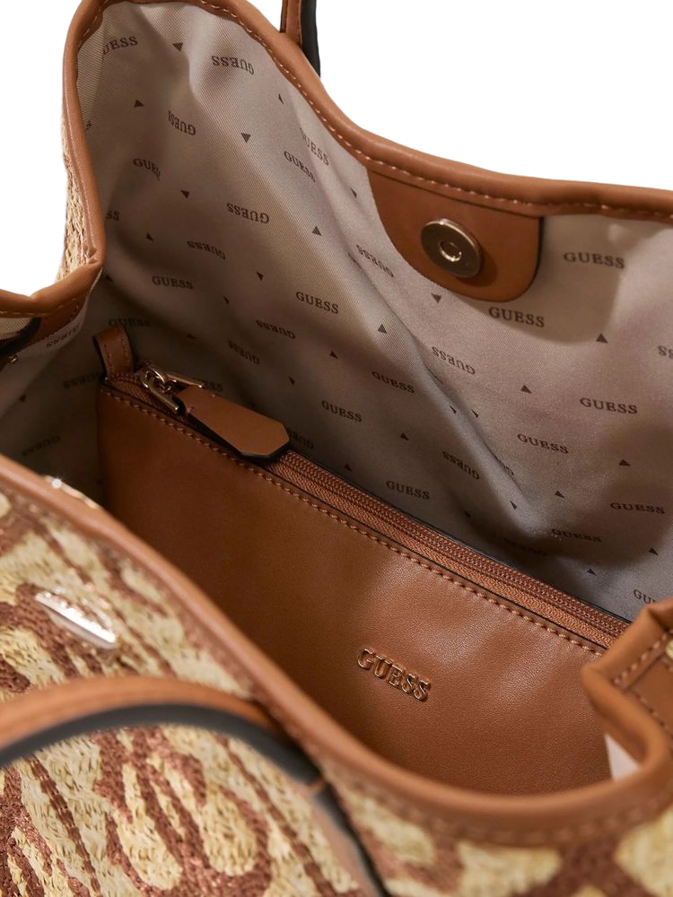 Guess Tote Bag — Beige Polypropylene