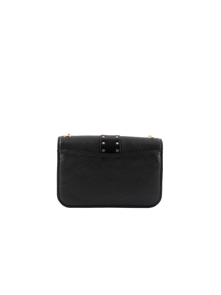 Coach Georgie Crossbody Bag — Black Leather
