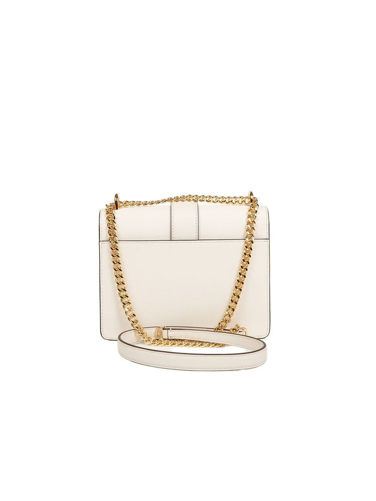 Michael Kors Crossbody Bag — White Leather