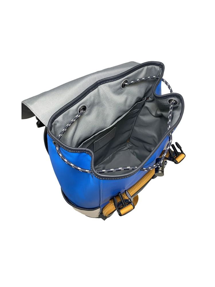 Coach Track Backpack — Multicolor Coated Canvas