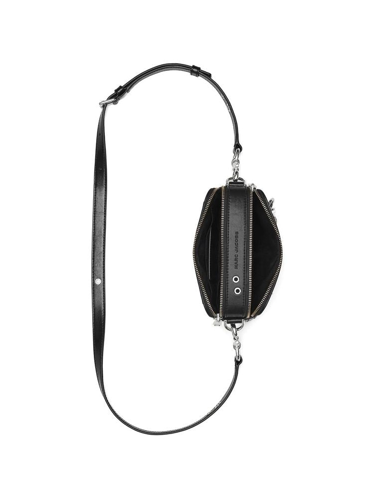 Marc Jacobs Leather Crossbody Bag — Black
