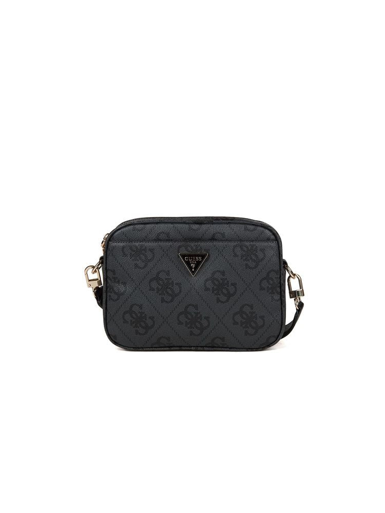 Guess Meridian Ii Crossbody Bag — Gray Polyurethane