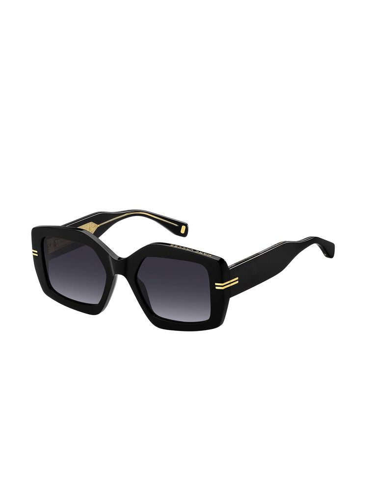 Marc Jacobs Mj Oversize Square Acetate Sunglasses — Black
