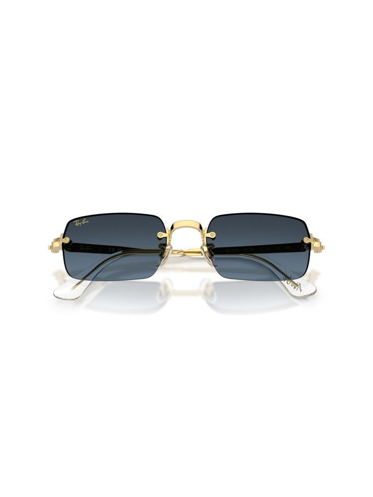 Ray-Ban 0rb3928 Square-Frame Metal Sunglasses — Gold Frame