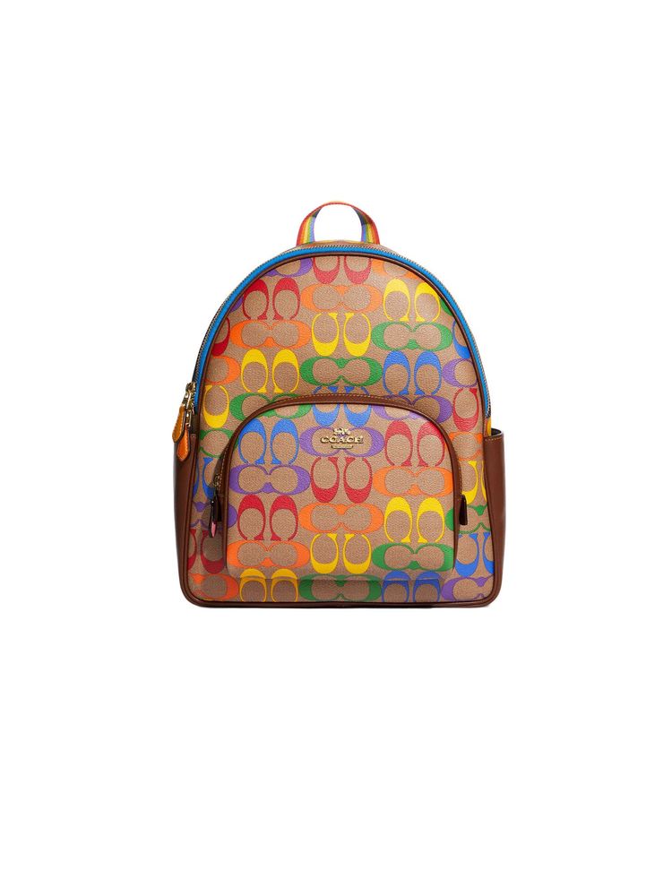 Coach Court Backpack — Multicolor