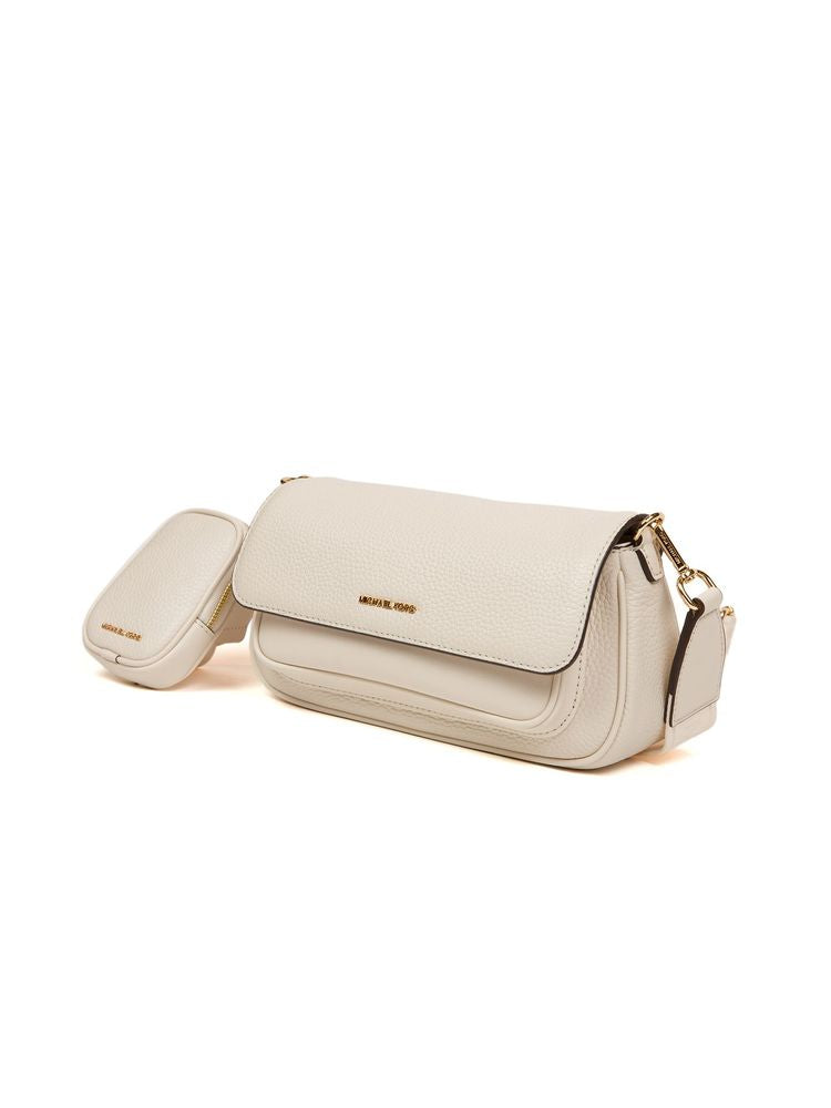 Michael Kors Crossbody Bag — Beige Leather