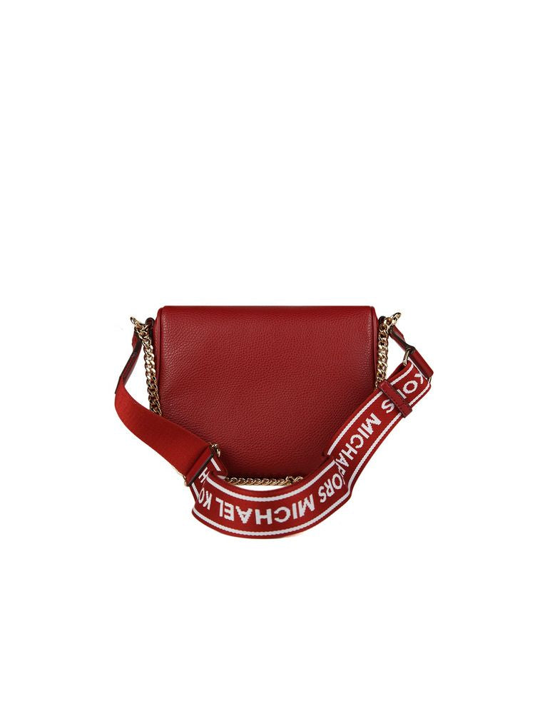 Michael Kors Slater Shoulder Bag — Red 89.coated Canvas