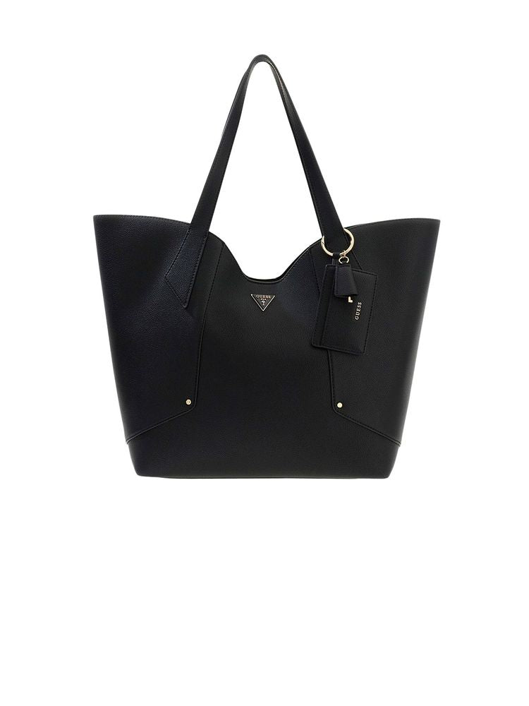 Guess Darcy Tote Bag — Black Polyurethane