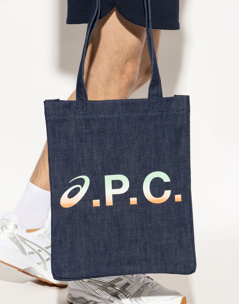 A.p.c. Tote Bag — Blue Cotton