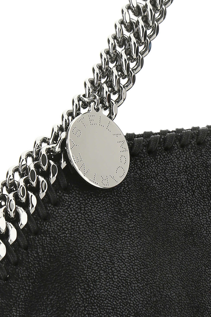 Stella Mccartney Falabella Shoulder Bag — Black Polyester