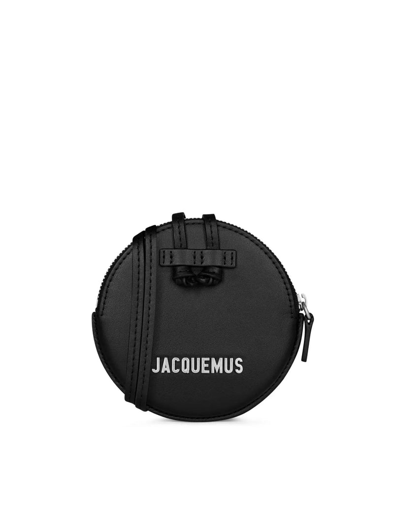 Jacquemus Coin Purse — Black Leather Purses
