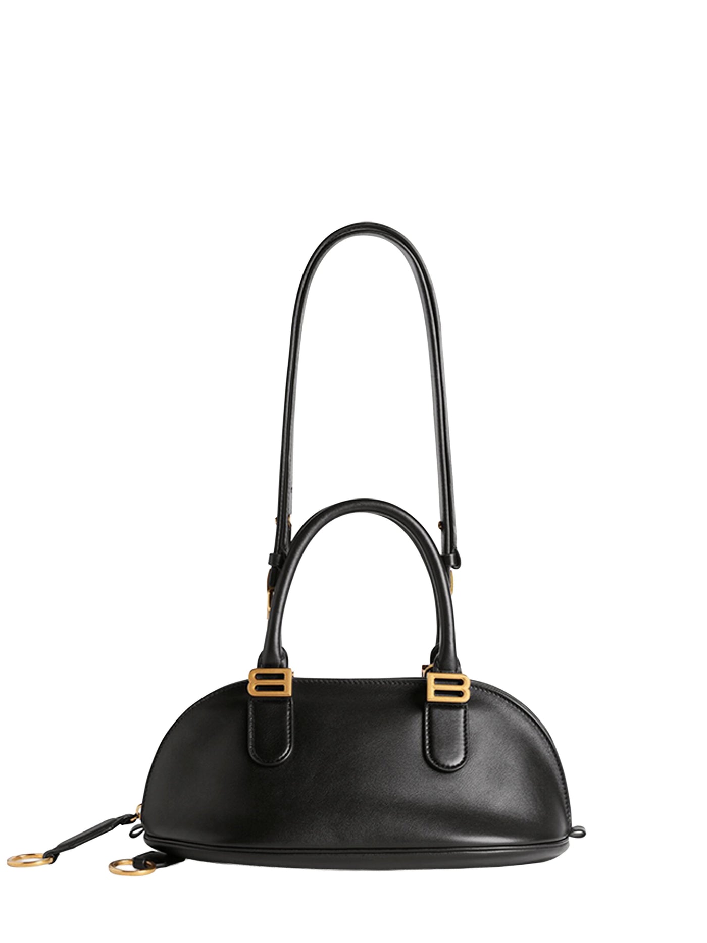 Balenciaga Bolero Shoulder Bag — Black Calf Leather