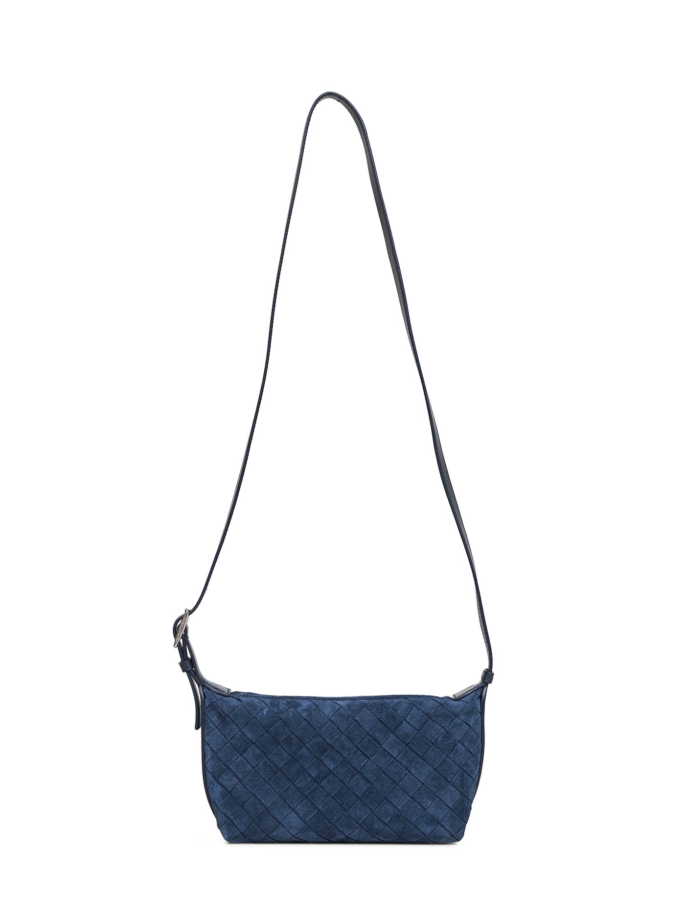 Bottega Veneta Crossbody Bag — Blue Calf Leather