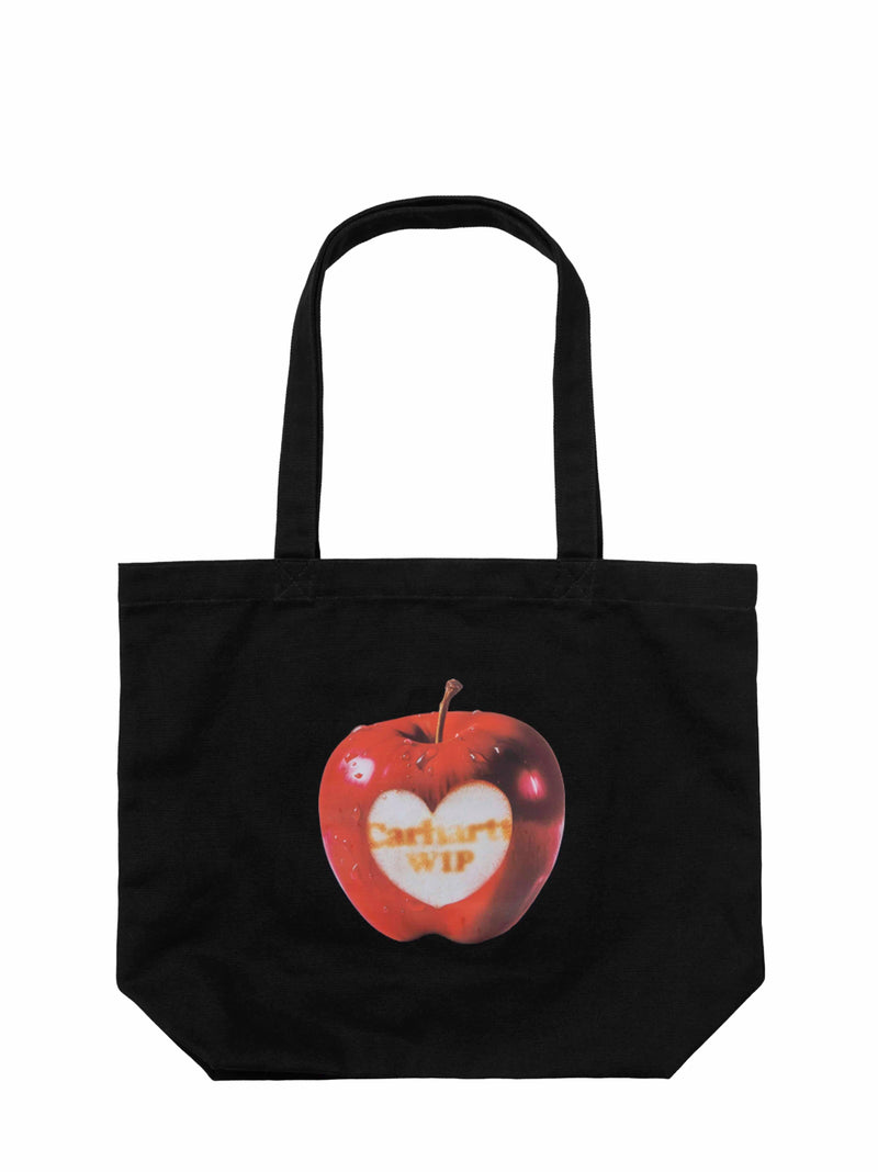 Carhartt Wip Canvas Tote Bag — Black Cotton