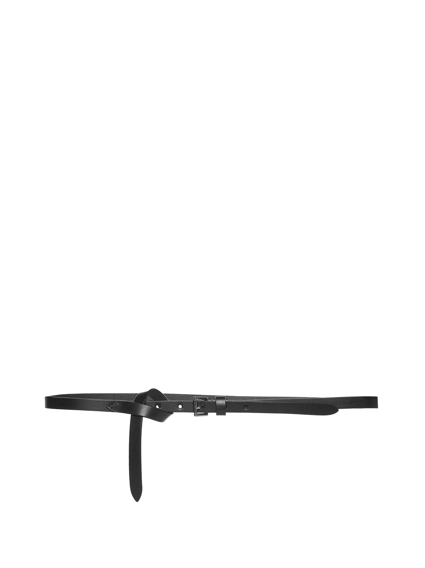 D 4.0 Buffalo Leather Belt — Black