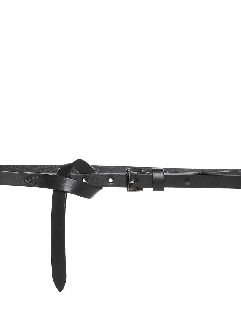 D 4.0 Buffalo Leather Belt — Black