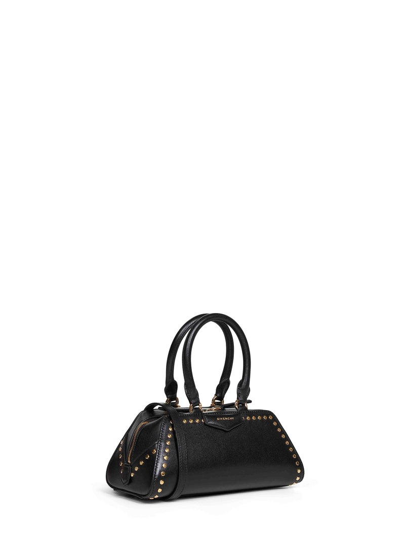 Givenchy Antigona Top Handle Bag — Black Calf Leather