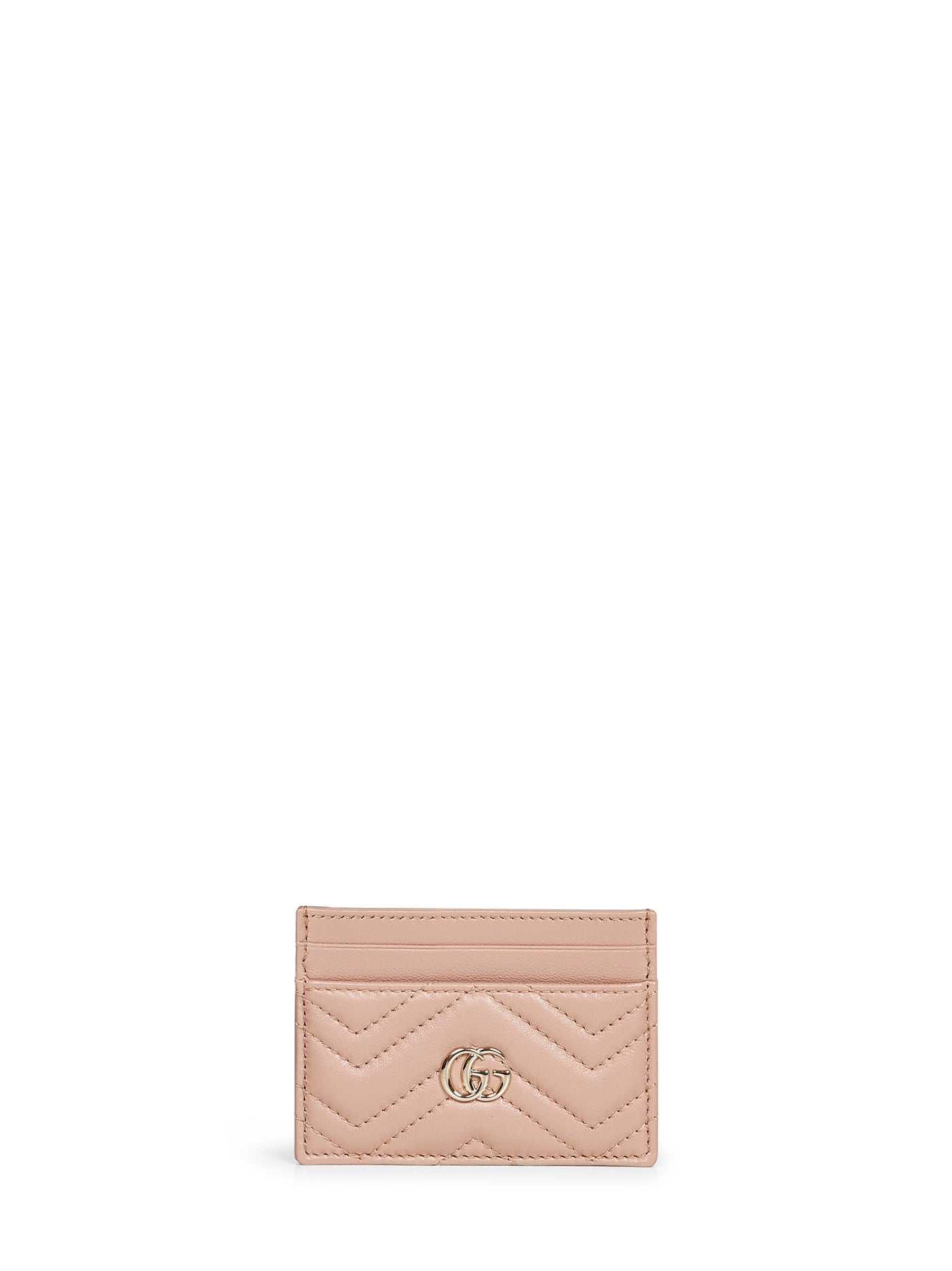 Gucci Gg Marmont Card Case — Pink Wallets & Purses