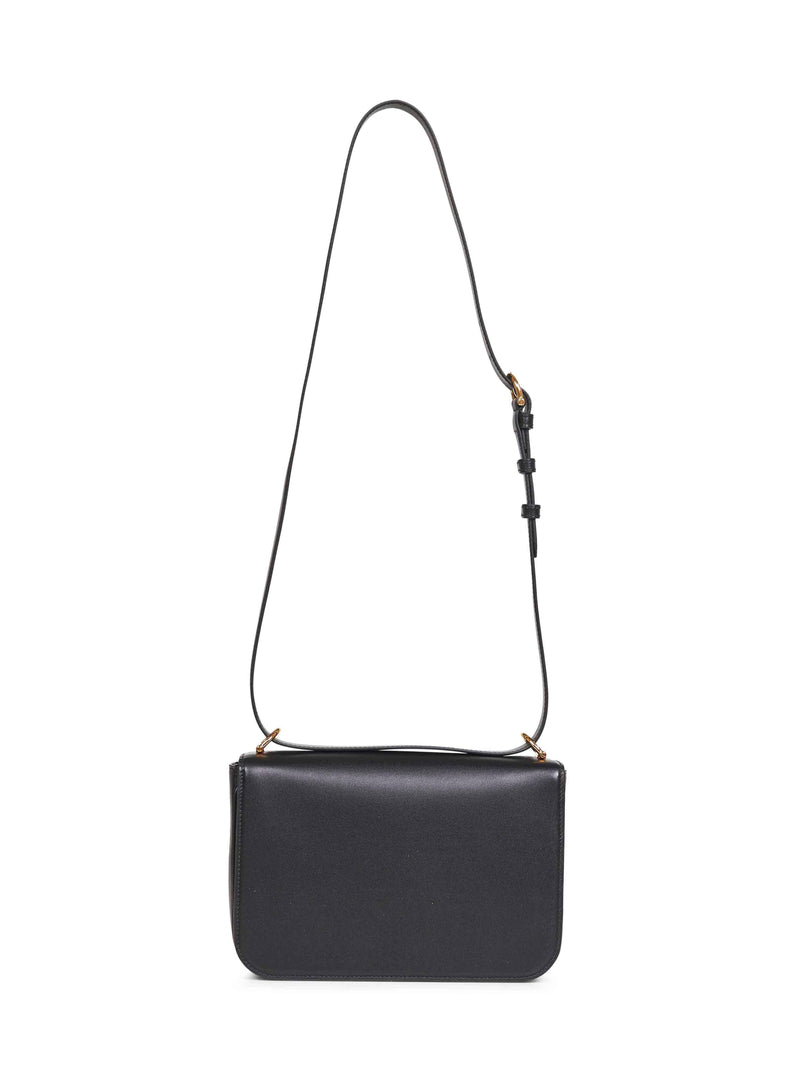 Gucci Siena Shoulder Bag — Black Calf Leather