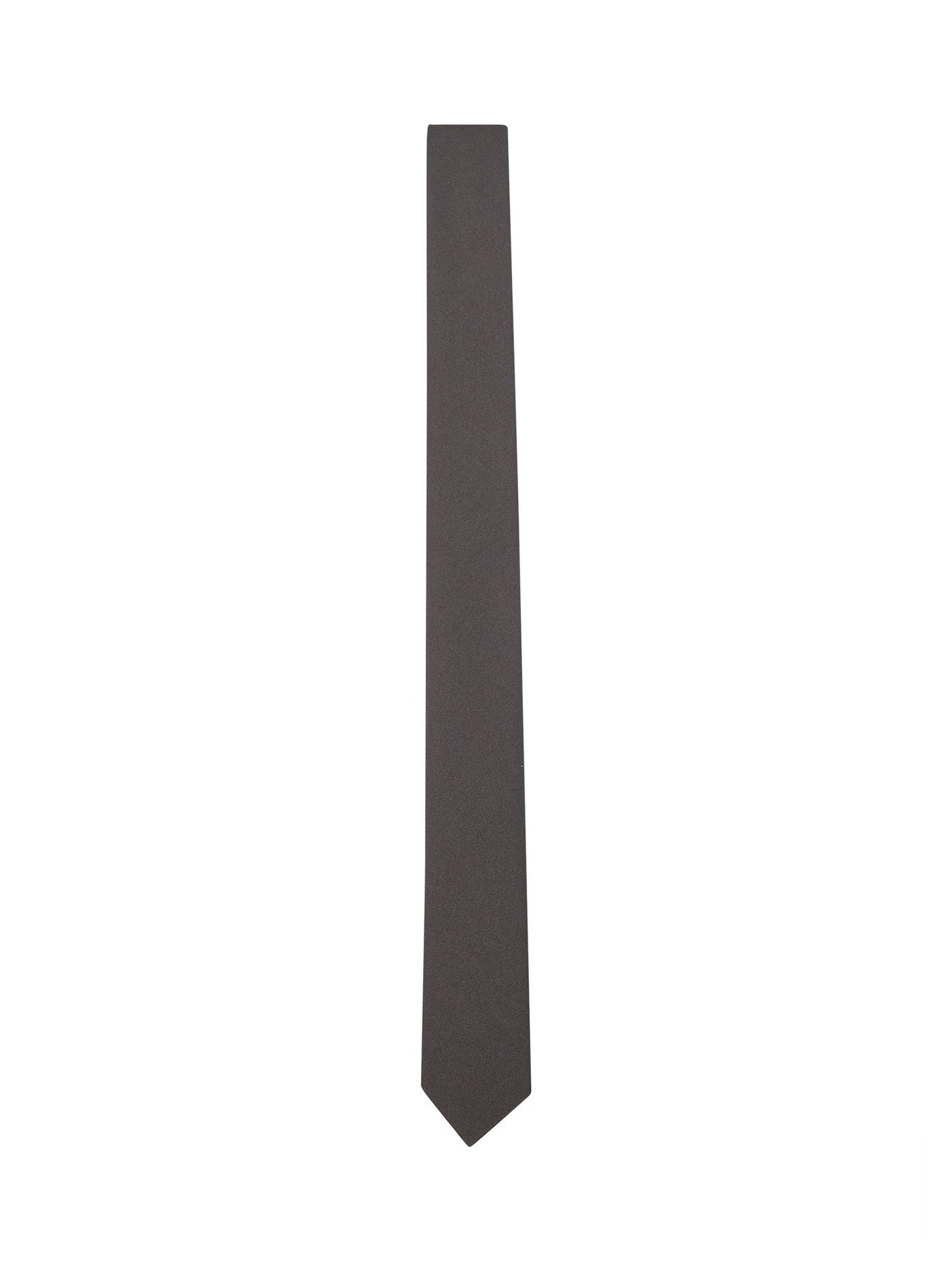 Gucci Crepe-Effect Polyester Necktie — Brown Neckties