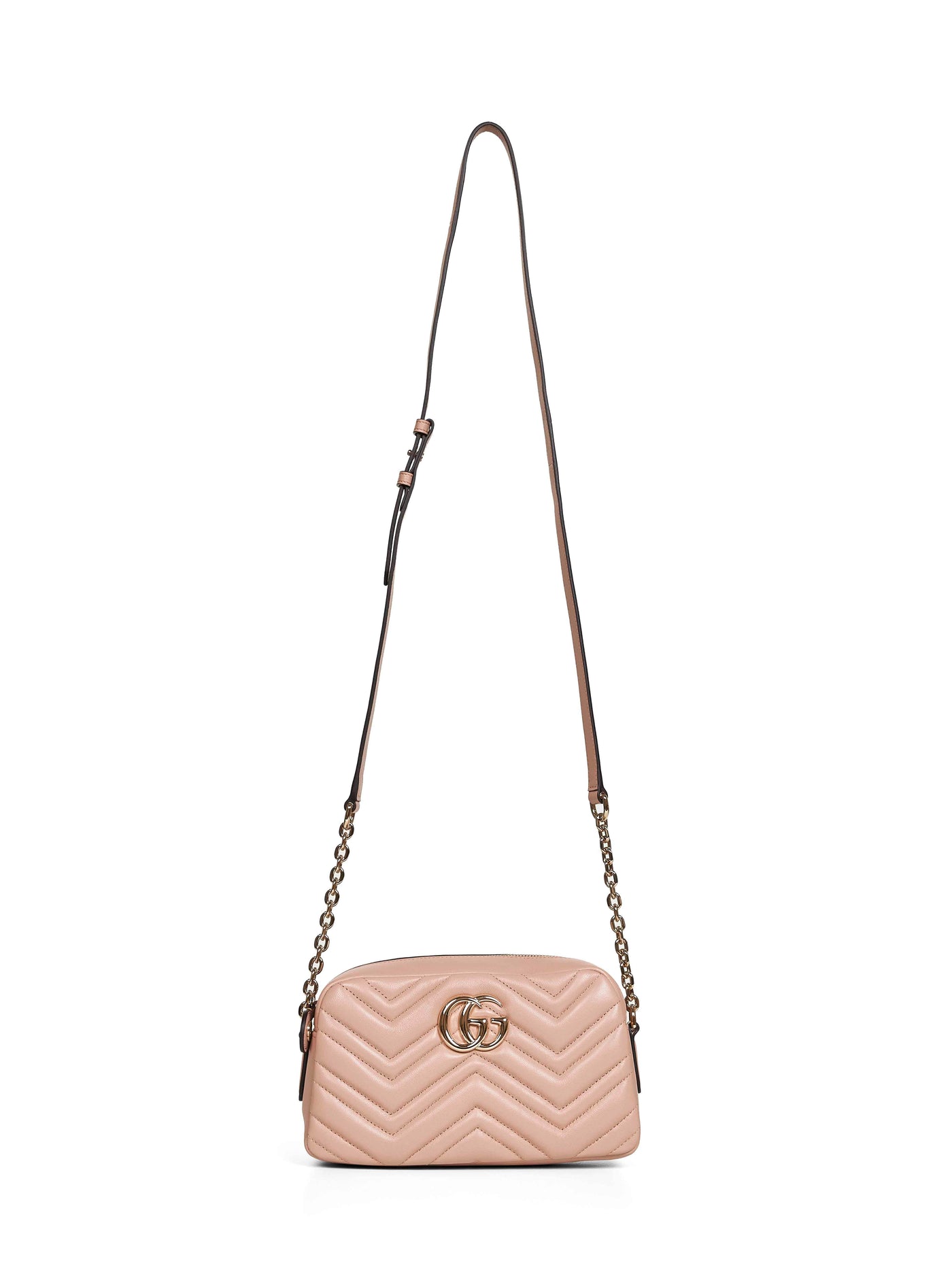 Gucci Rosso Ancora Shoulder Bag — Pink Lambskin