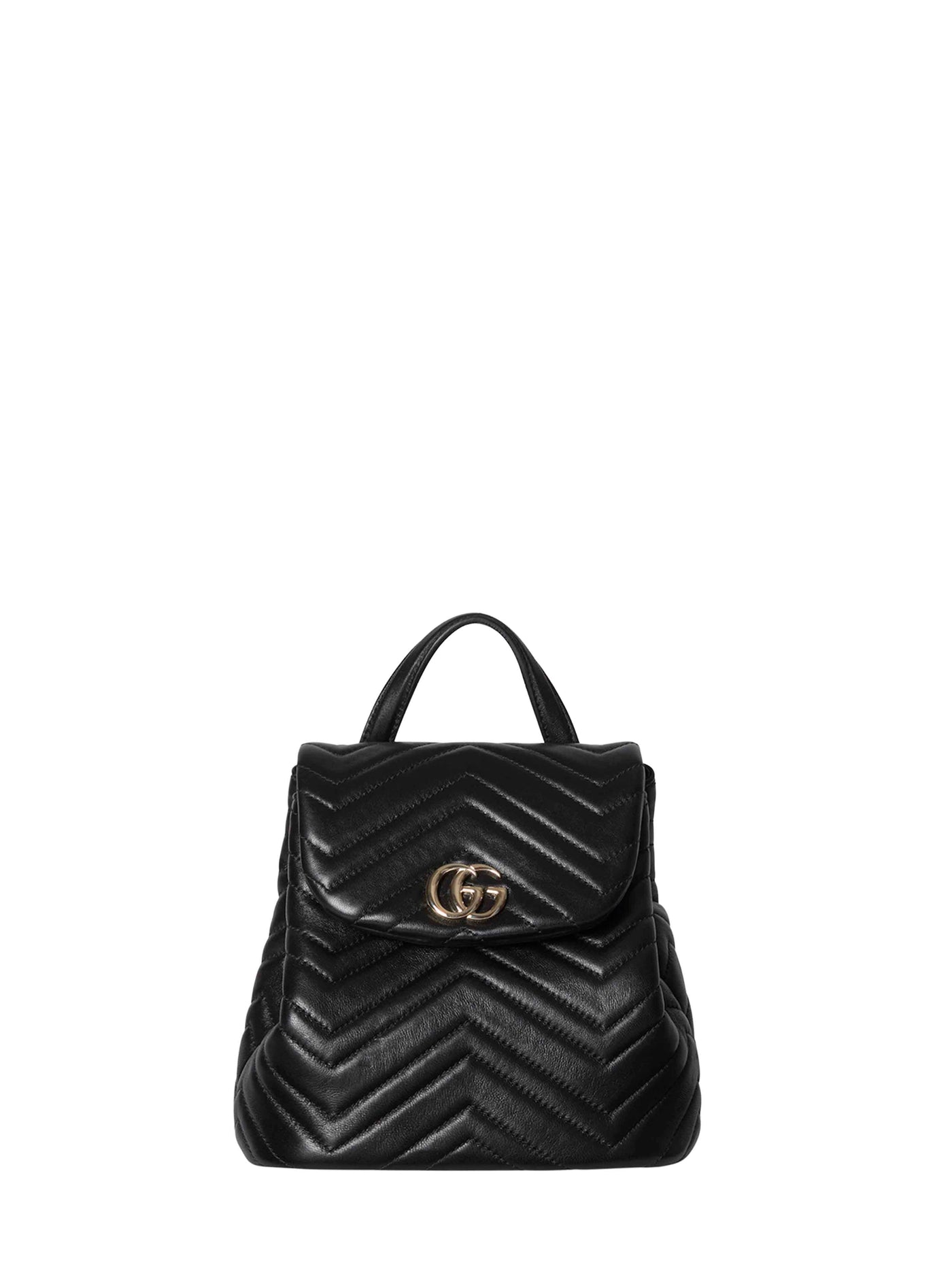 Gucci Rosso Ancora Top Handle Bag — Black Lambskin