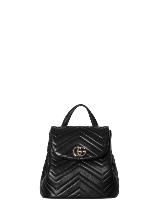 Gucci Rosso Ancora Top Handle Bag — Black Lambskin
