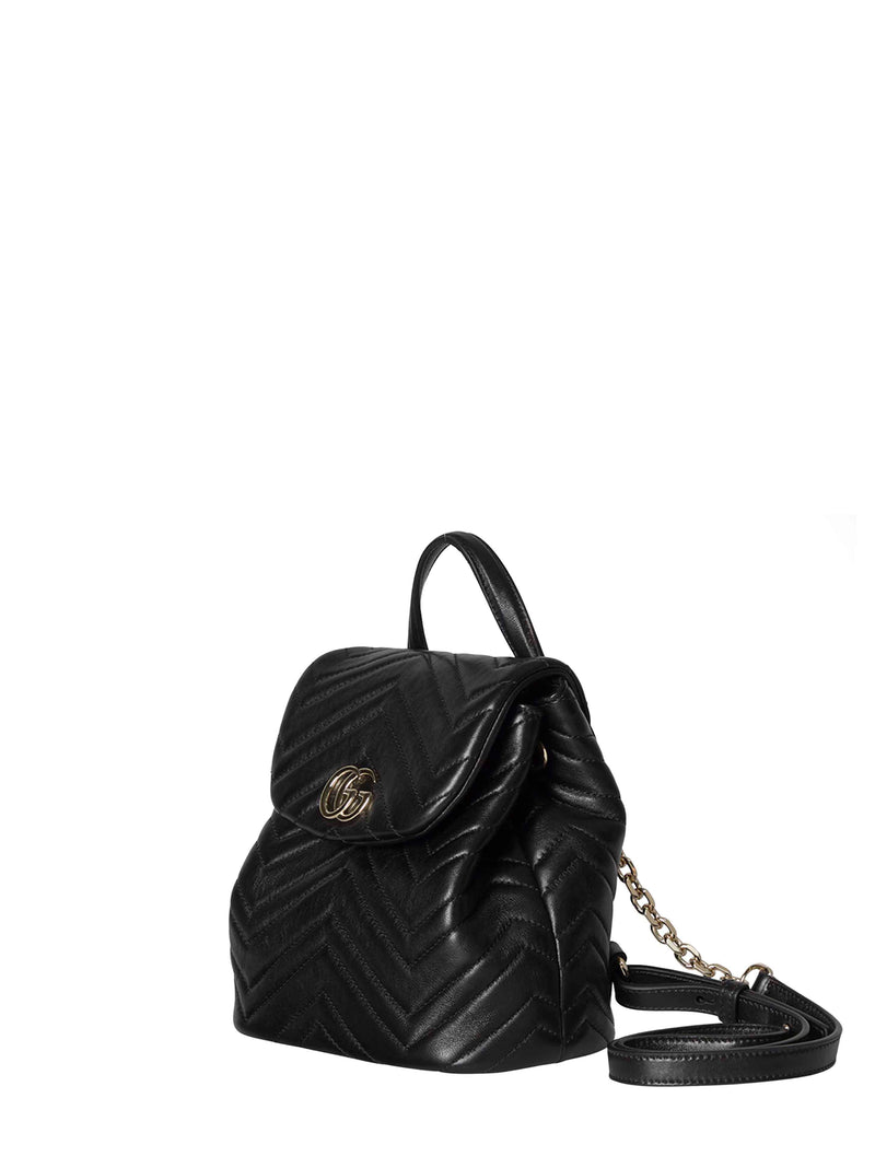 Gucci Rosso Ancora Top Handle Bag — Black Lambskin