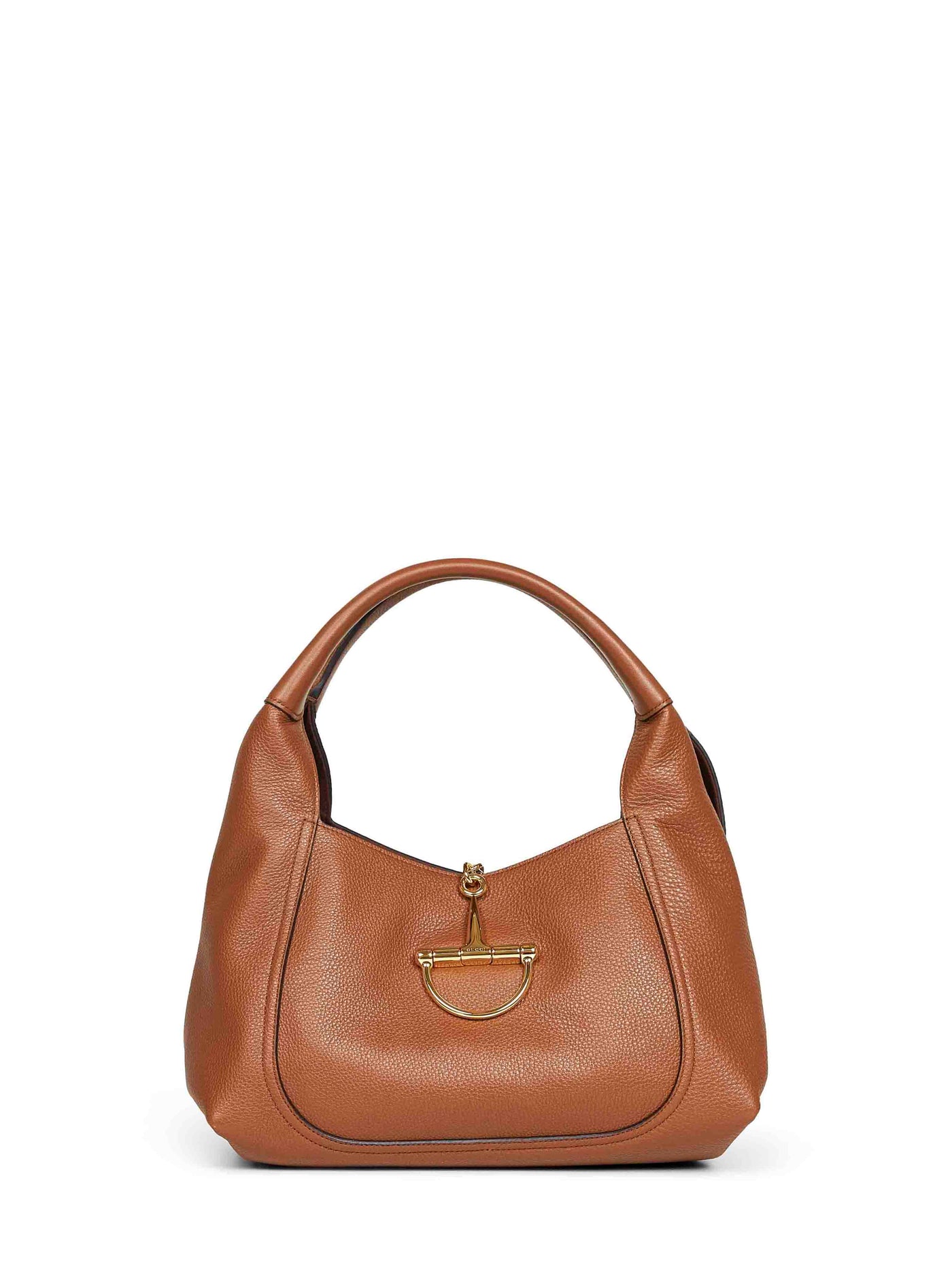 Gucci Softbit Shoulder Bag — Brown Calf Leather