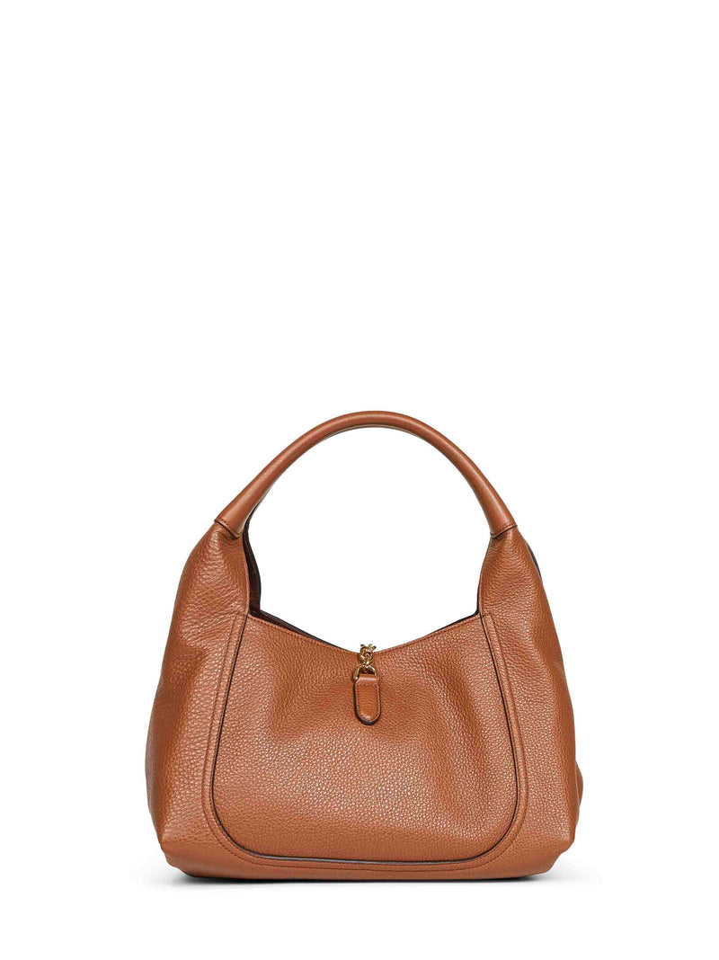 Gucci Softbit Shoulder Bag — Brown Calf Leather