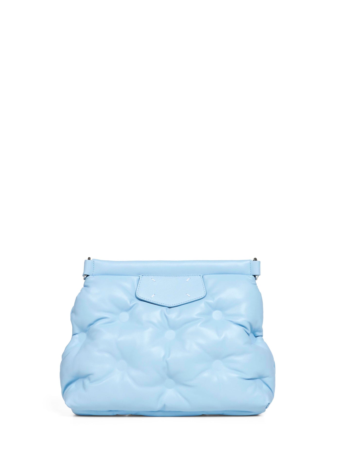 Maison Margiela Glam Slam Classique Clutch — Blue Ovine Leather (top Grain)