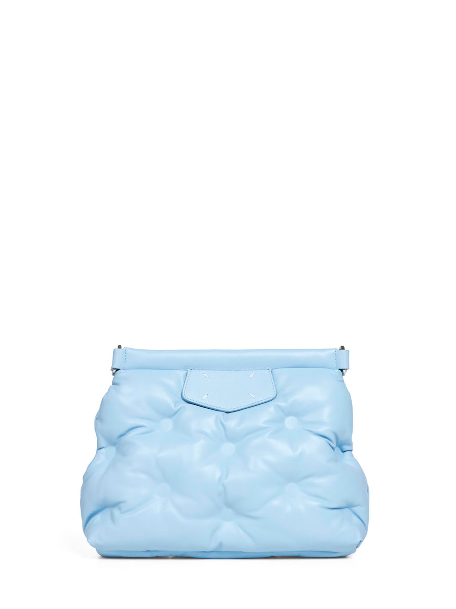 Maison Margiela Glam Slam Classique Clutch — Blue Ovine Leather (top Grain)