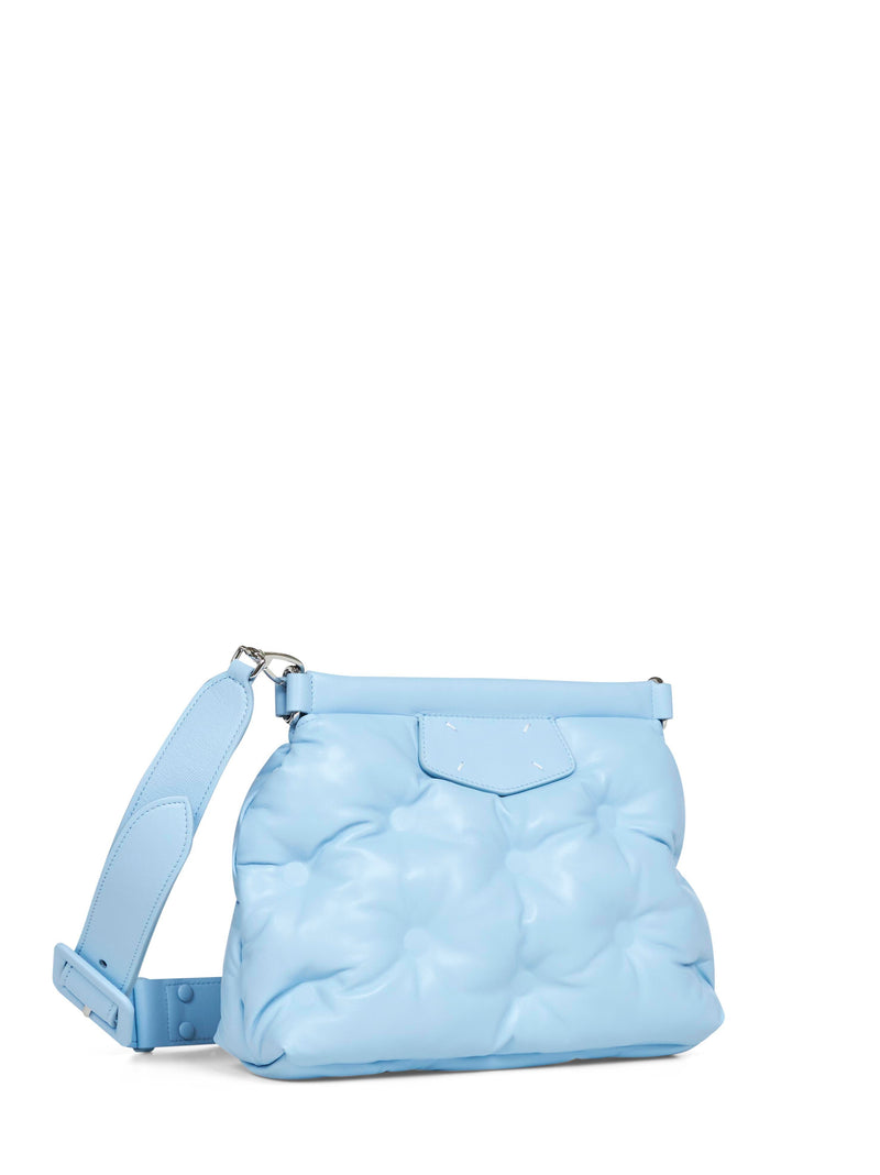 Maison Margiela Glam Slam Classique Clutch — Blue Ovine Leather (top Grain)